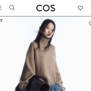 ISO COS Chunky Knit Cashmere Turtleneck 🐢